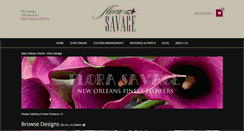 Desktop Screenshot of florasavage.net