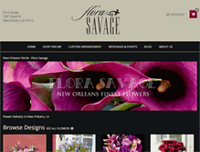 Tablet Screenshot of florasavage.net